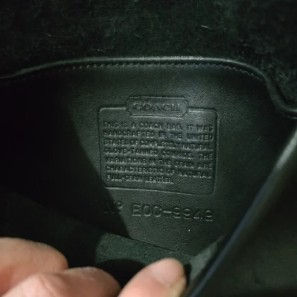 Coach Black Leather Crossbody Bag - Picture 5 of 6